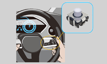 實現小型化且兼具精確的操作感與靜音性能車載用TACT Switch?“SKTQ系列”開始量產